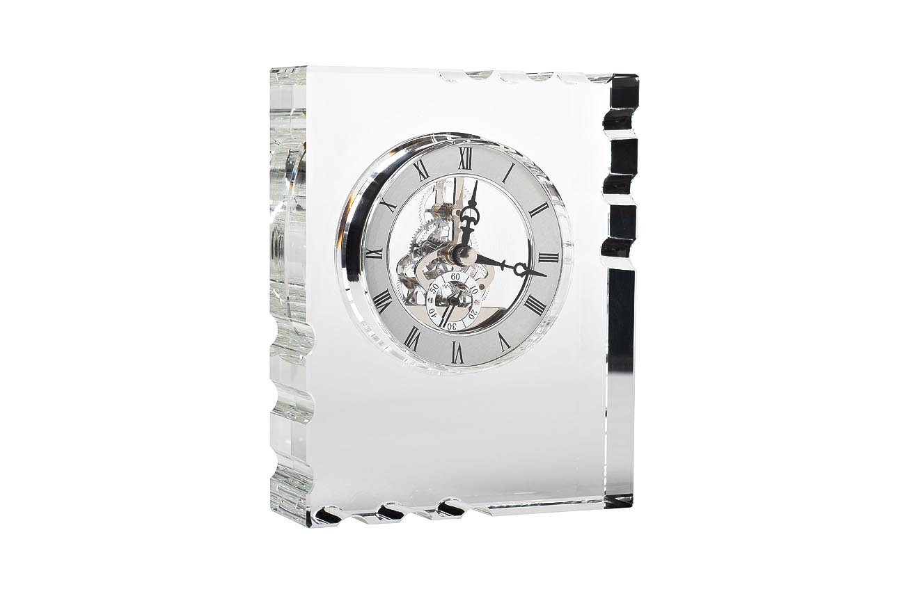 Часы настольные, 13*16*5 см. цвет серебряный Garda Decor C81494 фото