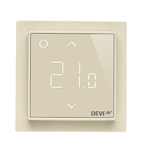 Терморегулятор DEVIreg™ Smart интеллектуальный с Wi-Fi, бежевый, 16А ДЕВИ 140F1142 фото