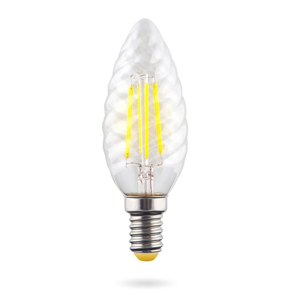 Лампа светодиодная E14 6W 2800К прозрачная VG10-CC1E14warm6W-F 7027 фото