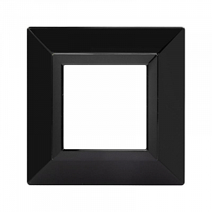 Рамка из металла черная 2 модуля DKC Avanti 4402852 фото