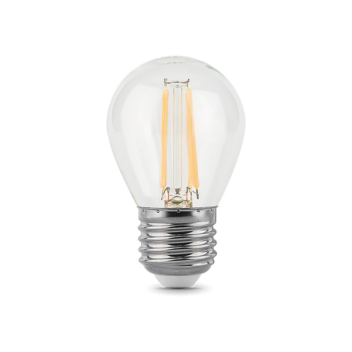 Лампа светодиодная филаментная E27 9W 4100К прозрачная 105802209 фото