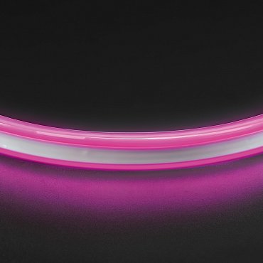Лента гибкая неоновая Neoled Lightstar Розовый свет 430109 фото